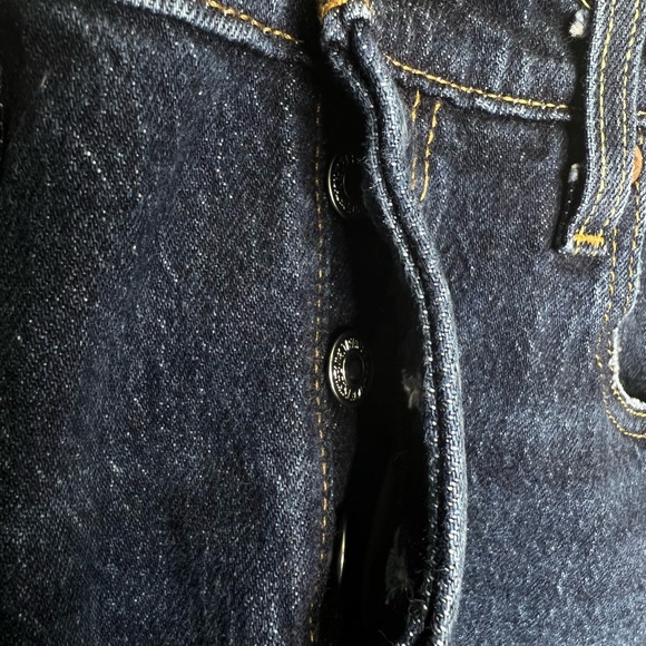 NWOT Levi's 501 Original Cropped Jeans in Dark Wash Size 31 - Picture 6 of 10